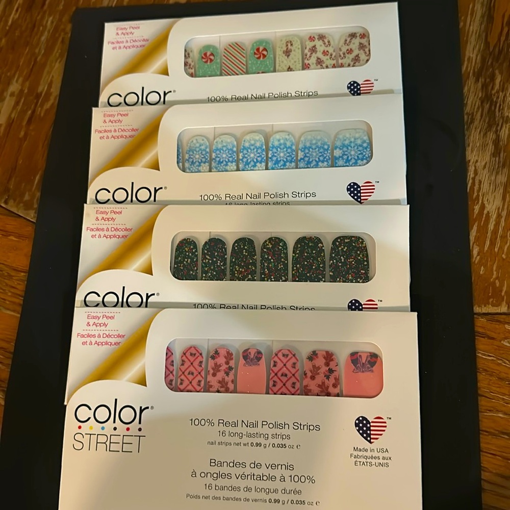 Colorstreet nails you get all four for listed price